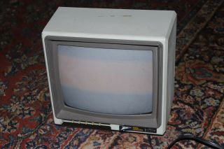 Vintage Zvm - 123 Zenith Data Systems Yellow Composite Display Computer Monitor