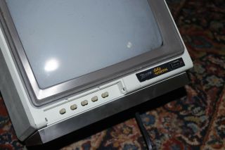 Vintage ZVM - 123 Zenith Data Systems Yellow Composite Display Computer Monitor 3