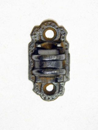 Small Old Antique Lamp Wall Bracket In Cast Iron For Armed Oil Lamp Holder
