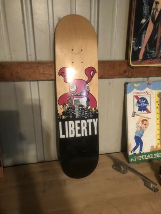 Liberty Skateboard Deck Vintage Rare