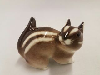 Vintage Squirrel Ussr Russia Ceramic Porcelain Figurine Lomonosov Lfz