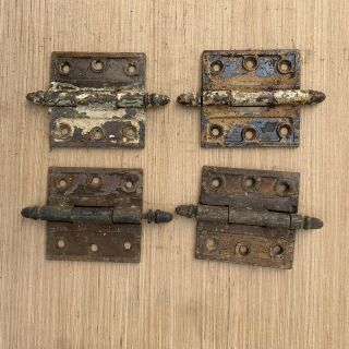 For Early Vintage Door Hinges 3 1/2“ X 3 1/2“