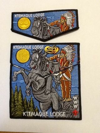 Ktemaque Lodge 15 - All 3 Westchester Putnam Oa 2017 Jamboree Patches