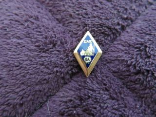 Vintage Sigma Alpha Epsilon Phi Alpha Fraternity Pin 10k Gold Enamel