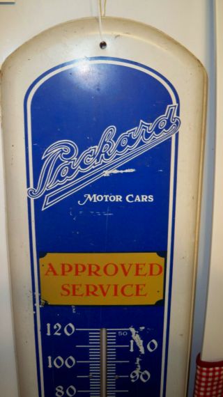 Vintage 1950 Packard Motor Car Thermometer 2