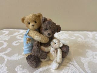 ■ 1999 Cherished Teddies Sawyer And Friends " Hold On To The Past.  " 662003