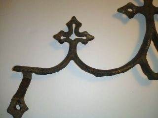 Old Vintage Rusty Architectural Ornamental Fence Topper Finial 2