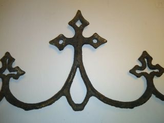 Old Vintage Rusty Architectural Ornamental Fence Topper Finial 3