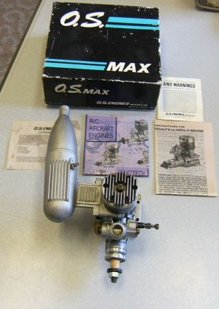 Vintage Os Max Sf 61 7707 Rc Nitro Glow Airplane Engine