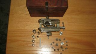 Stanley No.  59 Vintage Dowel Jig W/ Custom Wooden Box & Guides/center Finders