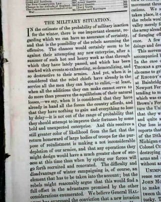 Abraham Lincoln Letters To General George Mcclellan 1864 Civil War Ny Newspaper