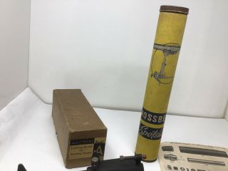 Vintage Mossberg Model A Spotting Scope Stand & Sportshot Scope In Boxes 2