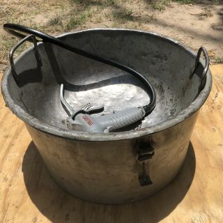 Vintage Ridgid Oiler Oil Bucket And Oil Gun