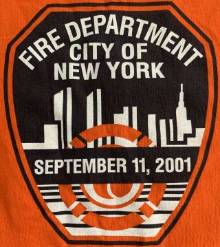 Fdny Nyc Fire Department York City Engine Tank Top T - Shirt 2xl 343 Wtc Nyc