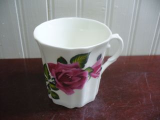 Royal Grafton England Fine Bone China Pink Rose Mug