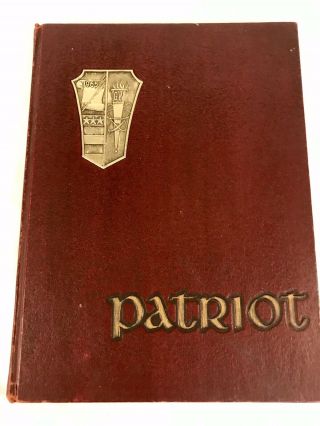 1965 George Washington High School Yearbook Patriots Charleston Wv