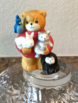 Lucy & Me Bear With Animal Friends 1991,  Lucy Rigg For Enesco