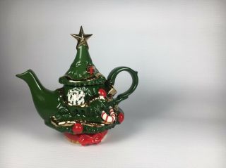 Vintage Made In England Paul Cardew Mini Christmas Tree Teapot