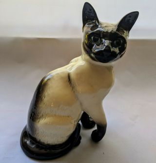 Vintage Beswick (england) Gloss Porcelain Siamese Cat Model 1882 - 9.  25 " Height