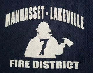Manhasset Lakeville Fire Department Nassau Long Island Ny Silkey Shirt Xl Fdny