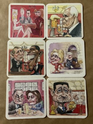 Political Coasters From The Historic Hay Adams Hotel (washington Dc)