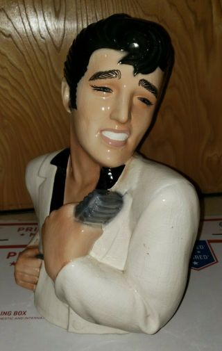 Vintage Clay Art San Francisco Ceramic Elvis Presley Collectable Bust Statue