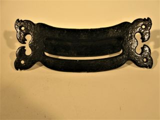 Black Painted Antique Cast Iron Letter Slot