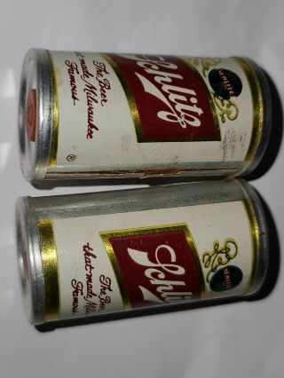 Vintage Schlitz Beer Salt & Pepper Shakers Cans Bar Advertising