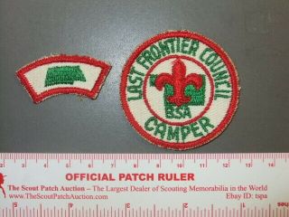 Boy Scout Last Frontier Council Camper With Segment Ok 9890w