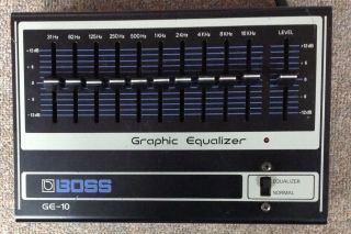 Boss - Ge - 10,  Graphic Equalizer.  Vintage