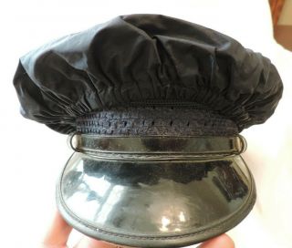 Vintage United States Post Office Usps Summer Uniform Cap Hat W/rain Cover 7 1/8