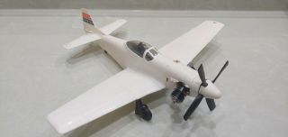 Vintage Testors Fly Em.  049 White P - 51 Control Line Airplane Spirit Of 76