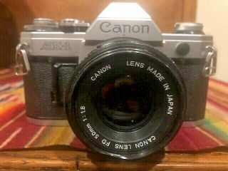 Vintage Canon Ae - 1 35mm Slr Film Camera