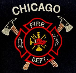 Chicago Fire Department Cfd Cook County Illinois T - Shirt Sz 4xl Fdny