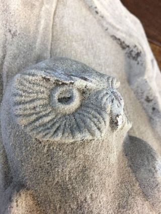 Owl in a Tree Sandstone Wall Sculpture by Vista Arts Lyons Colorado 16 