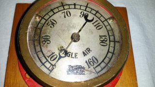 Vintage Ashton Valve Co Boston MASS Brass Bezel 160 psi Pressure Gauge 4 