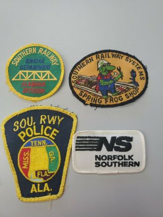 Southern Railway Police Alabama Division Railroad Train Patch,  More