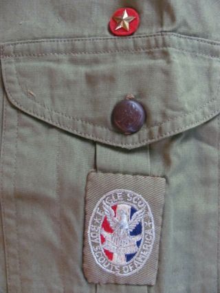 SHIRT w/ EAGLE SCOUT Type 2 patch BSA Boy Scouts of America HABLO ESPANOL PATCH 2