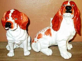 Set Of 2 Chelsea House Procelain Dogs - Spaniel