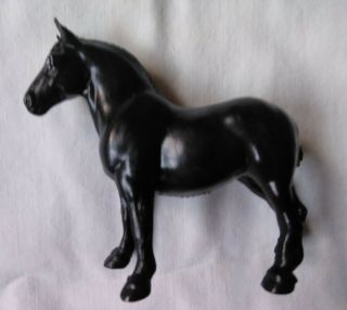 Breyer Stablemate G1 Black Draft Horse Sears Sr 1990