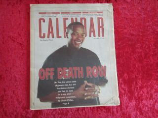 Dr.  Dre Off Death Row Newspaper Cover L.  A.  Times 1996 Vintage Memorabilia