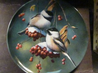 Kevin Daniel 1987 Birds Of Your Garden The Chickadee Ltd Ed Plate