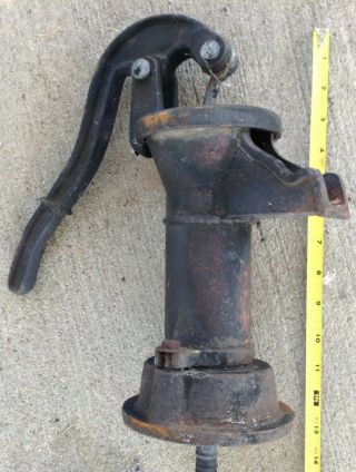 Vintage Cast Iron Pitcher Well Water Hand Pump Fountain Garden