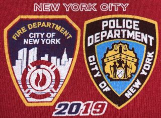 FDNY NYC Fire Department York City T - Shirt Sz L 9/11 WTC 343 NYPD PAPD 2