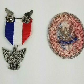 Boy Scouts of America (CFJ 3) Eagle SCOUT Medal & Eagle SCOUT Sash Patch 2