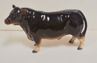 Lefton Ceramic Angus Bull Figurine H05296