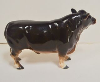Lefton Ceramic Angus Bull Figurine H05296 2