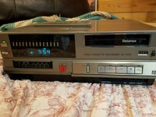 Vintage Sony Sl - 5100 Video Cassette Recorder Betamax Powers On Not