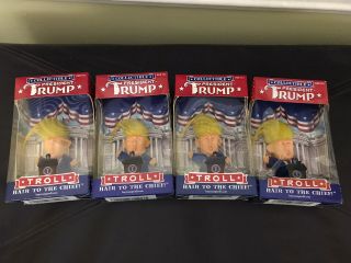 4 - President Donald Trump Collectible Troll Doll Make America Great Again Figure