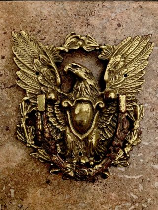 Antique Vintage Brass/ Bronze Eagle Door Knocker/ Home Decor 7”x 8” Heavy